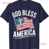 Toddler God Bless America Flag 4th July Son Boy Patriotic T Shirt Vintage Washed Top For Everyday Wear Designer Clothes Stylish