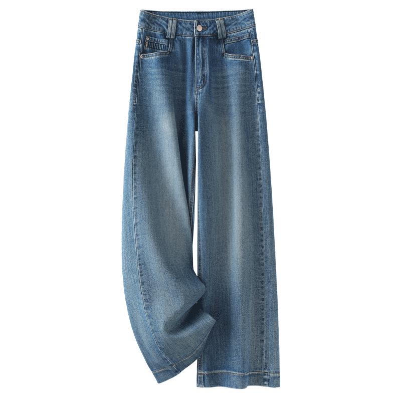 

2025 Premium High-Waisted Slimming Straight-Leg Jeans for Spring/Autumn 30