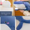 55cm Giant Washable Soft Stuffed Plush Whale Toys Ocean Animal Doll Giant Whale Plushie For Children Birthday for Kids Gifts