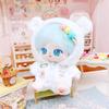 Niannyyhouse Hoodie and Pants Milk Bear Suit, 10cm-15cm, 20cm, 40cm, Plush Clothes, Cotton Doll, Dress-Up Accessories (20cm)
