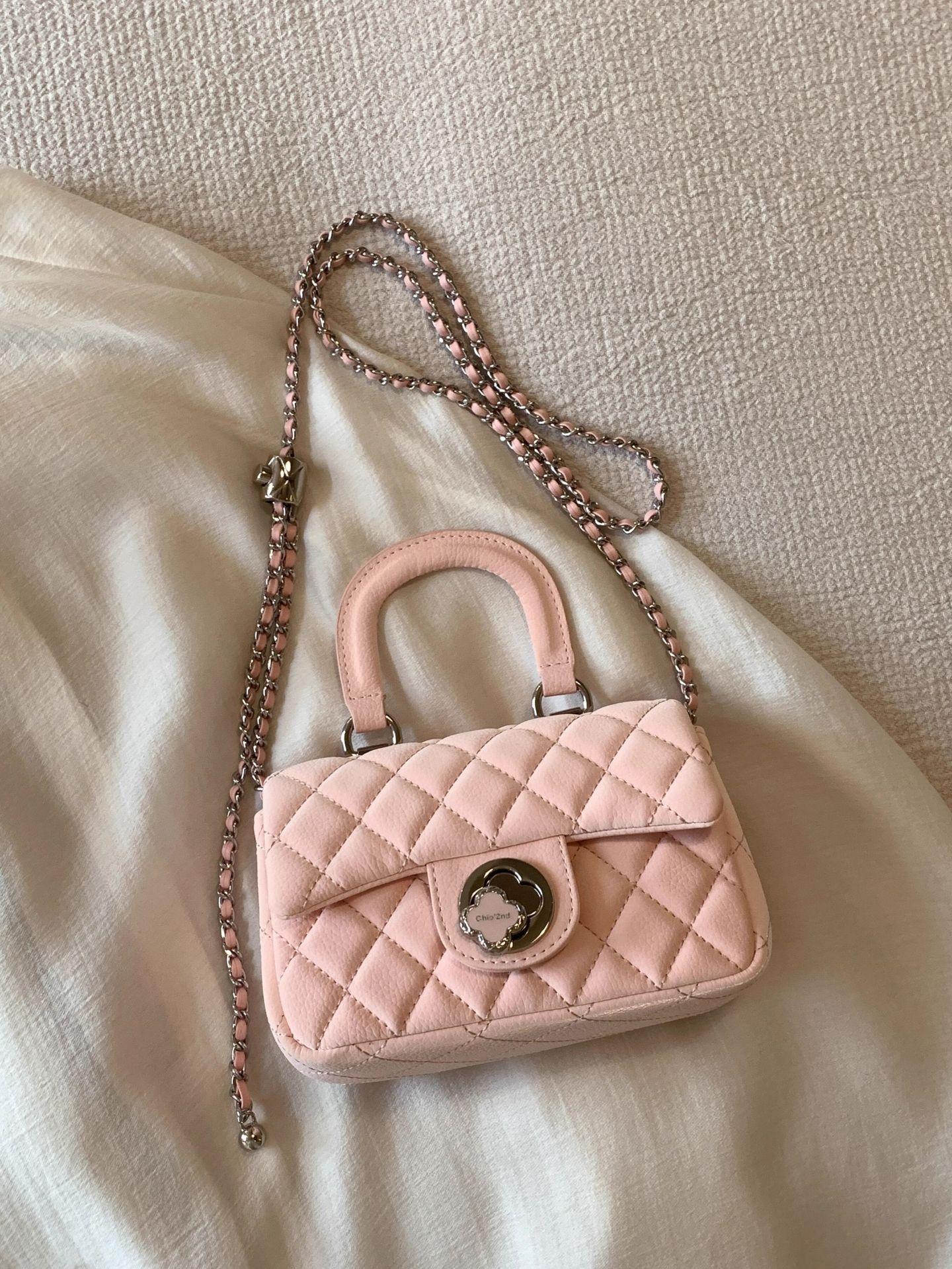 

Сумка White Moonlight Xiaoxiangfeng Жіноча 2024 Нова Сумка Ланцюжок На Плече Кросбоді рожевий