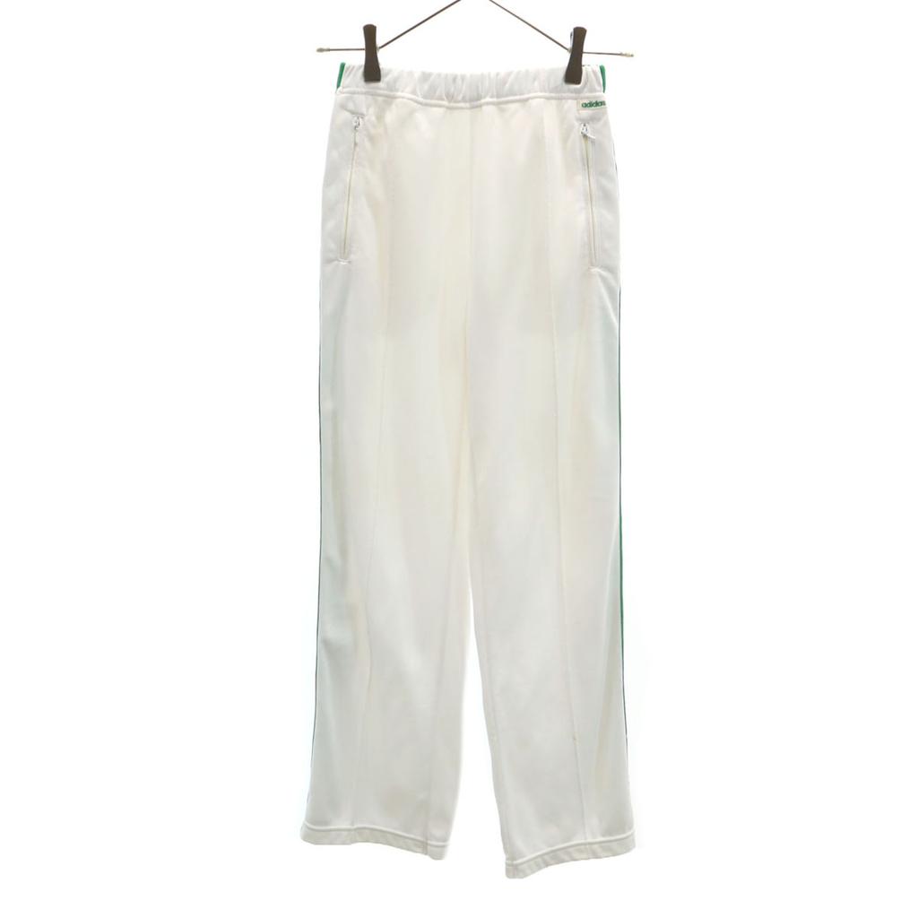 Adidas 70er Westdeutscher Anhänger Vintage Trainingshose 1 weiß Descente Damen Gebraucht