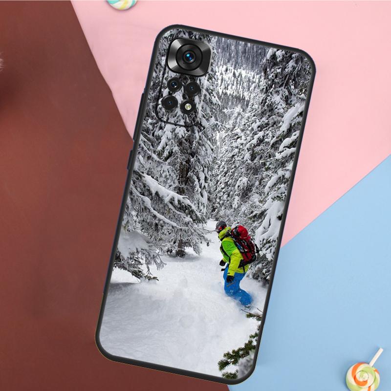 Cool Sports Snowboarding Cover For Xiaomi Redmi Note 13 14 Pro 12 11 9 10 9S 10S 11S 12S Redmi 14C 10C 12C 13C Case