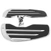 Aluminum Front   Floorboards Foot Pegs Footboard Fit for Indian   Sixty Bobber 20152021(Matte Black Glossy Black )