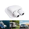 Double Wire Entry Gland Box Solar Panel Roof Wire Entry Gland Box Cable with Double Hole Suitable for Motorhome RV