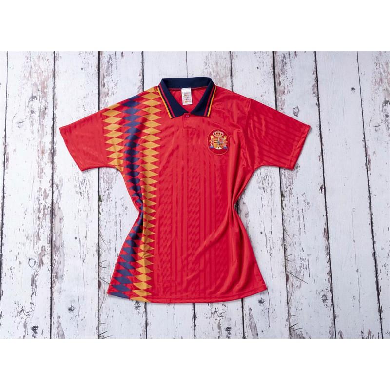 1994 Spain Retro Football Jersey Vintage