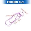 Set of 30 Cuteness Heart Shape Paper Clips Cartoon Bookmarks Set for Offices School Supplies Fun Document Organization