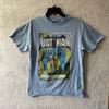 Batman Mens T Shirt Blue Graphic Small Cotton Short Sleeve Crew Neck