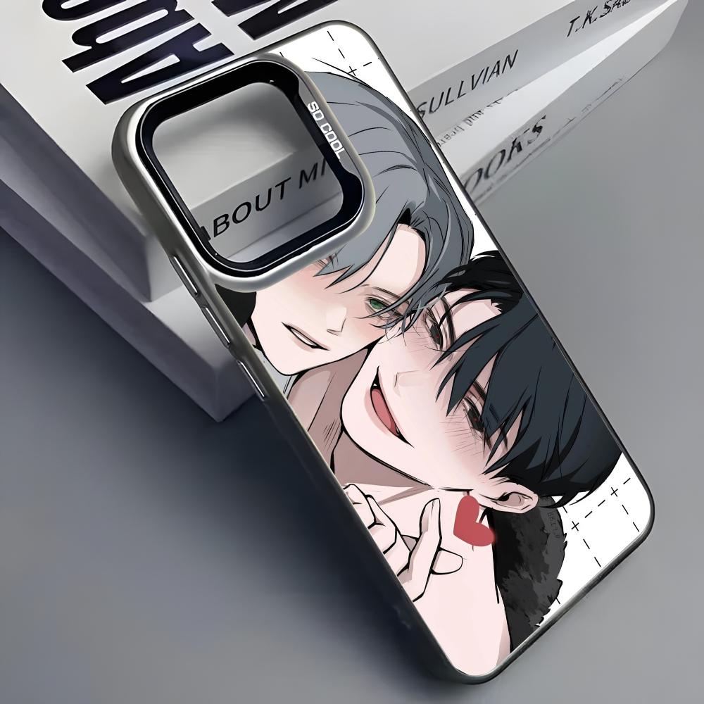 Korean Alien Stage Ivan Till Phone Case For iPhone 16 15 14 13 12 11 Pro Max Grey Black Matte Laser Metallic Aurora Funda