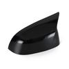 2x Black Rear View Side Mirror Cover Caps For BMW X3 X4 X5 X6 G01 G02 G05 G06
