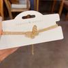 Unique and trendy zircon bracelet - women's light luxury, versatile design