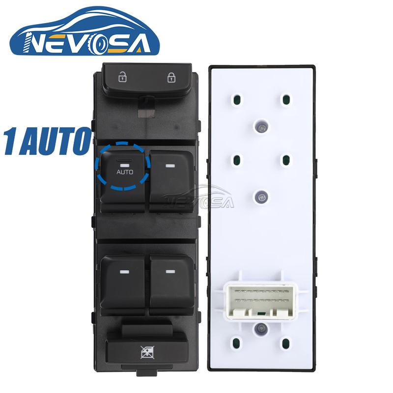 NEVOSA 93570-C1000 93570-C1010 1 / 2 AUTO Front Left Power Window Switch Master Button For Hyundai Sonata 2015 2016 2017 18