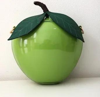 

Apple Shaped Bag Cute Funny Women Evening Bag Party Wedding Clutch Purses Chain Shoulder Bag for Birthday Gift