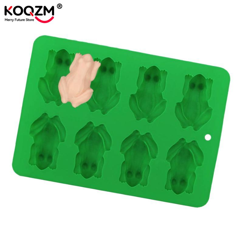 3D Frog Silicone Molds Fondant Candy Chocolate Mould Passover Frog Jello Plaster Epoxy Resin Crayons Cake Decorating Tools