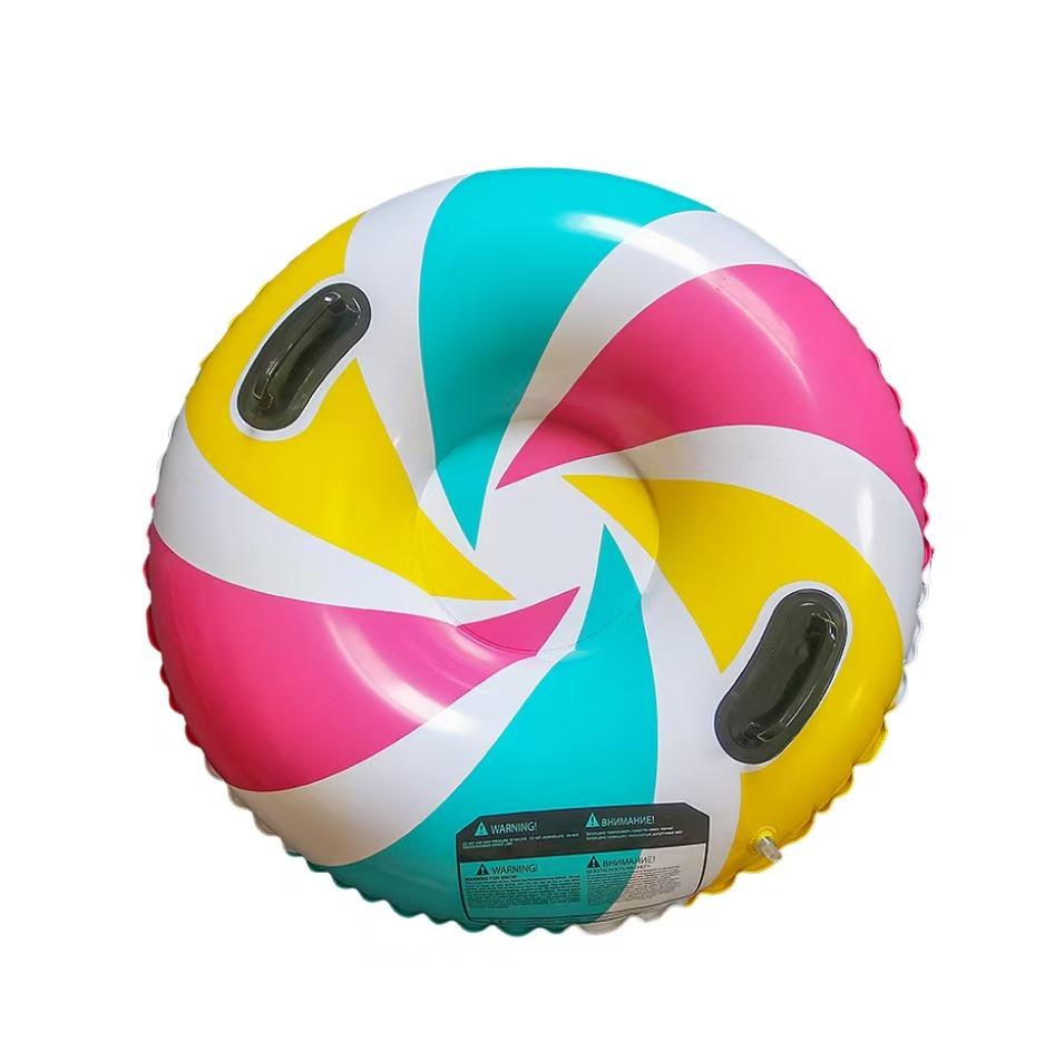 Inflatable Cold-Resistant Snow Tube for Kids - Anti-Rollover Design