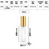 4 Pack 10ml Perfume Atomizer Refillable Bottles with Gold Caps - DIY Assembly Travel Spray for Perfume,