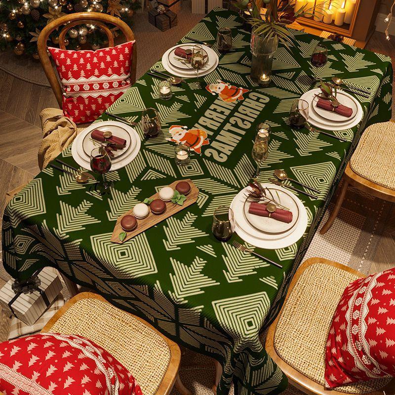 Fata de masa cu tema de Craciun Fata de masa dreptunghiulara Fata de masa impermeabila pentru mese