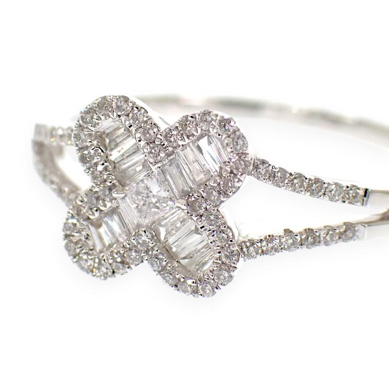 no brand  #15(JP Size) ring K18 white gold Women