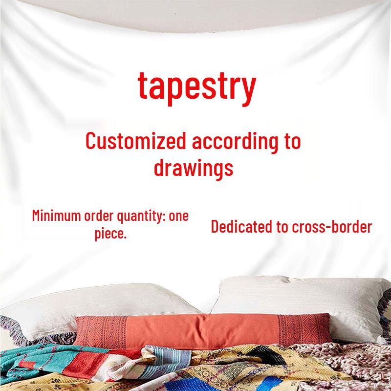 Personalized Custom Design Wall Tapestry for Living Room, Bedroom, or Guest Room Decoration