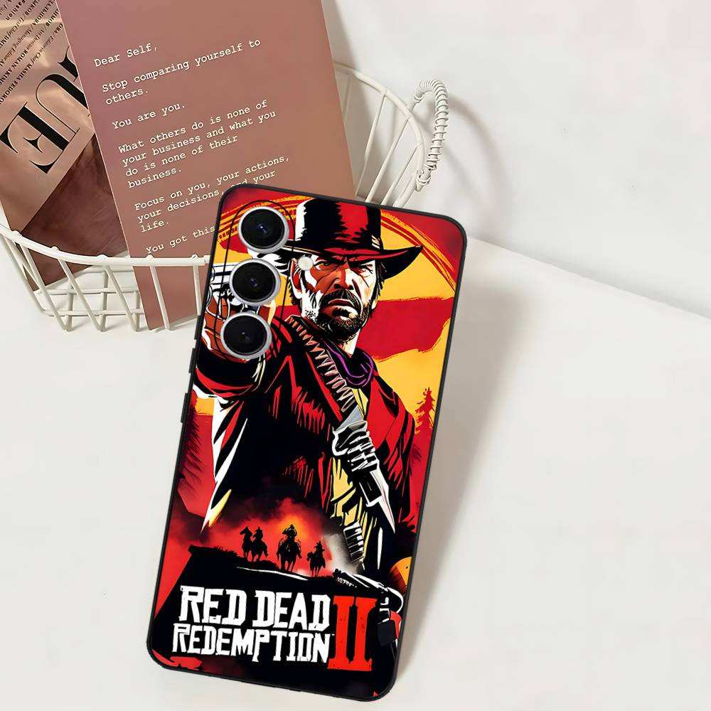 Game Red Dead R-Redemption Phone Case For Samsung S 24 Fe 25 Ultra Plus 20 Lite 21 30 22 23 24 22 Ultra 5G Fundas