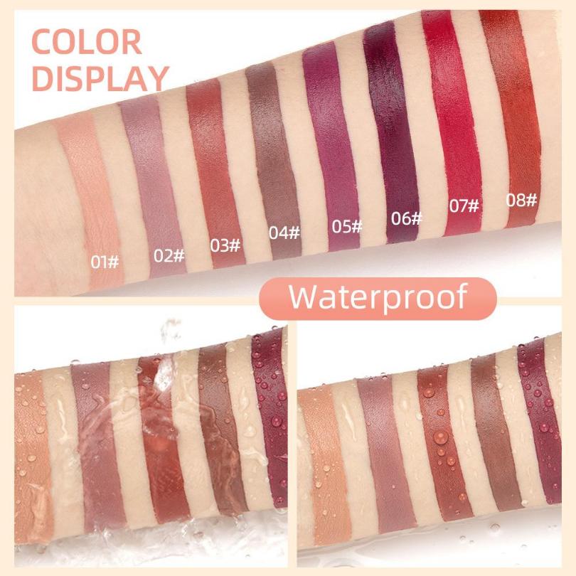 Bekoeen Matt Lippenstift Set – 12 Farben, Wasserfester Lipgloss, In Geschenkbox