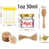 1oz Personalized Guest Gift Honey Jar for Bulk Mini Glass Pot with Wedding Stickers or Small Bottle with Lid Wholesale Lots