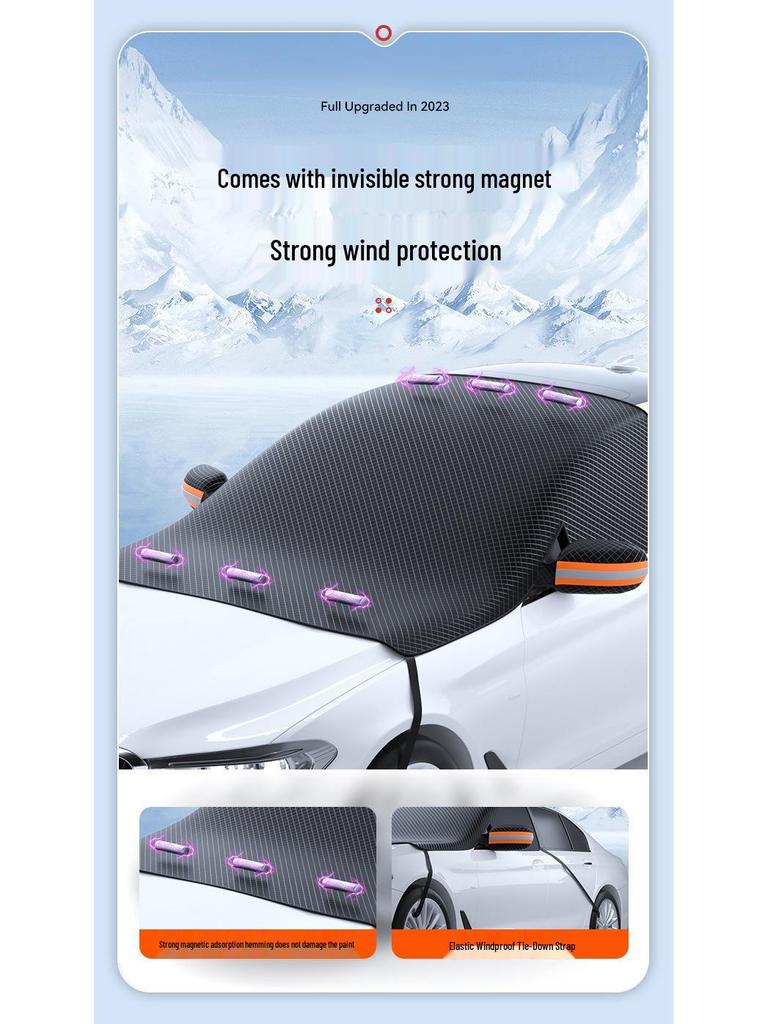 Thickened Winter Snowproof Car Windshield Shield