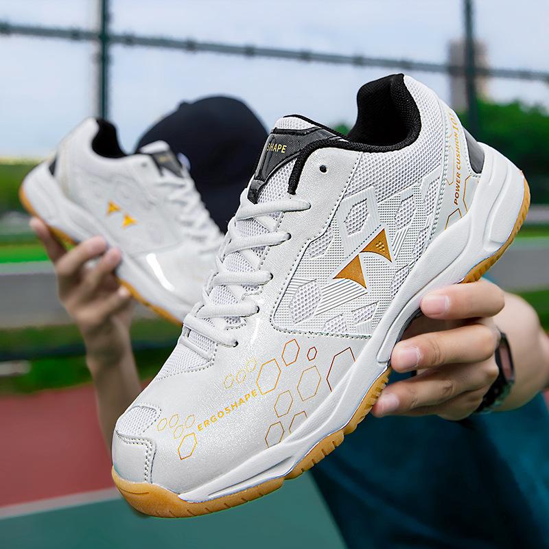 Badminton shoes men's and women's breathable tennis shoes professional adult flat-bottomed non-slip volleyball shoes lightweight table tennis shoes