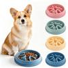 Slow Feeder Dog Bowls, Dishwasher Microwave Safe Puppy Puzzle Bowl With Non- Design For Eating