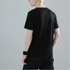 Adidas Comfortable Skin-Friendly Versatile Short Sleeve T-Shirt Men Tops Black Silver ADICTJ