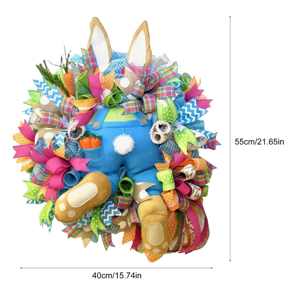 Easter Rabbit Garland Decor Easter Rabbit Front Door Garland Pendant Garland Decoration Easter Thief Bunny Butt With Ears Rabbit
