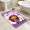 Custom Name Kitty Party Living Room Non-Slip Area Rug Soft Carpet for Bedroom Kids Playroom Sofa Office Home Decor Doormat