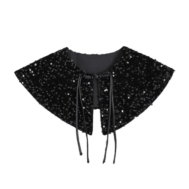 Many Style Shinny Shirt Detachable Collar for Womens Fake Collar Shawl Fashion Shoulder Wraps False Detachable Shirt Collar