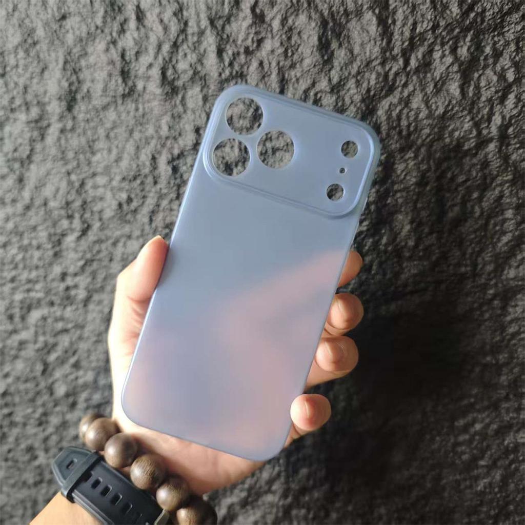 Applicable to Apple 17promax ultra-thin PP mobile phone case iPhone16 protective case 15pro matte hard case 13/14