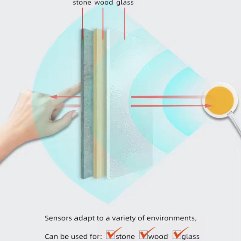 Proximity Sensors Switches 12V Not Contact Waves Control with Easy Installation & Waterproof Designing for Wood Panel