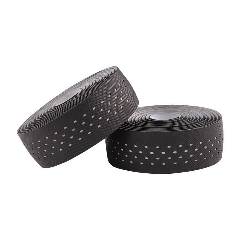 PU Foam Bicycle Handlebar Tape With Anti-Slip Texture Shock Absorption Breathable Perforated Design Road Bike