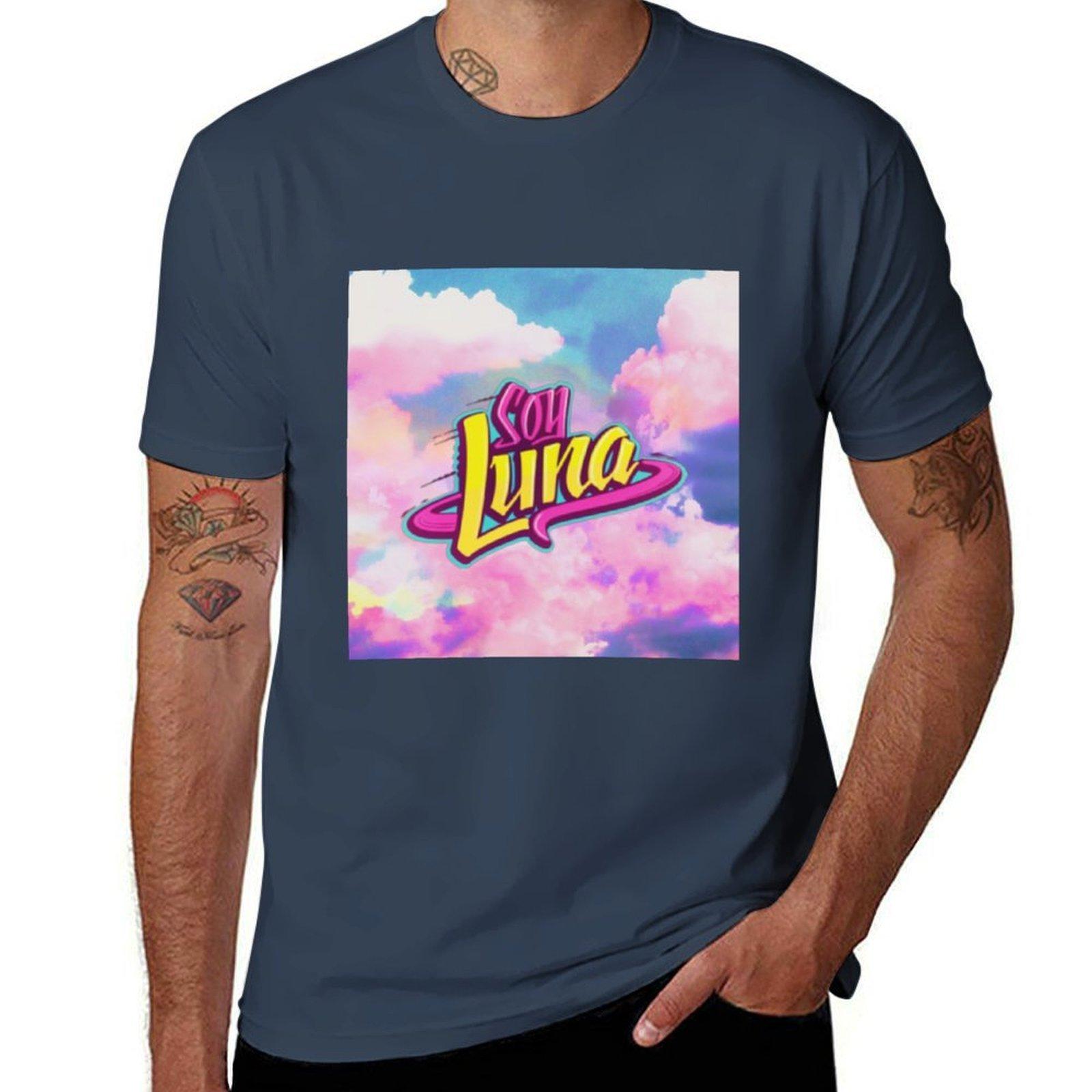 Soy Luna Logo Tshirt Utility Work Short Sleeve Top S