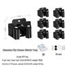 Stainless Steel Wall-Mounted Mop and Broom Holder, Punch-Free Clip for Bathroom Storage