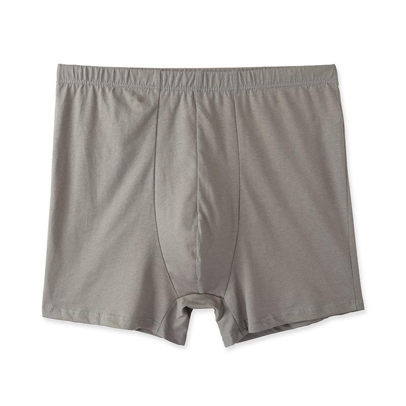 Middle Aged and Elderly Underwear Men's Oversized Underwear Dad's Pure Cotton Red Loose Underwear