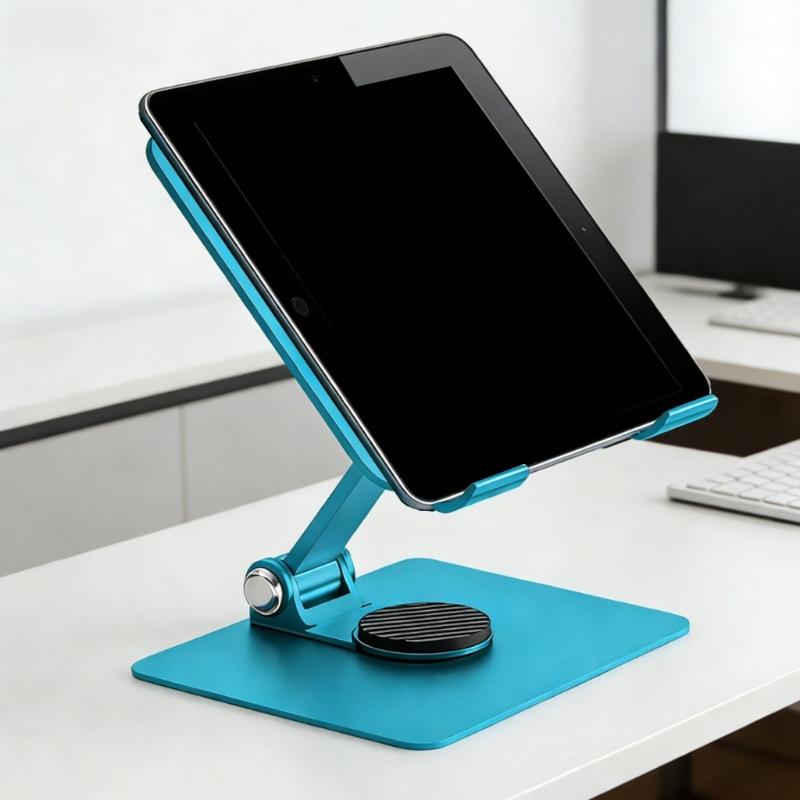 Tablet Holder Stand 360 Degree Rotatable Portable Foldable Desktop Bracket Support For Tablet Laptop Desktop Holder