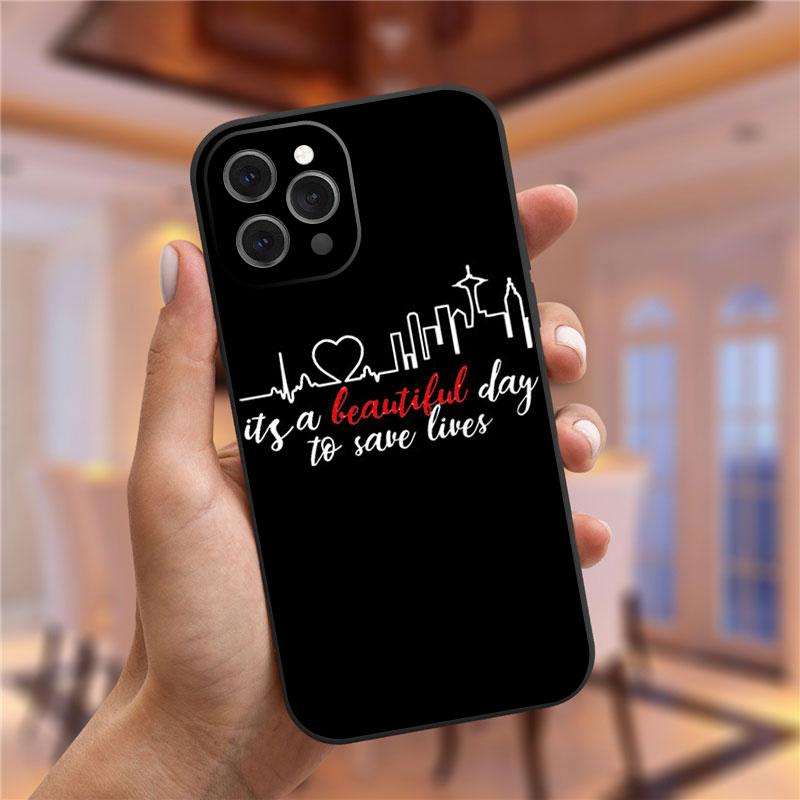 Greys Anatomy You Are My Person Black Soft Silicone Phone Case For iPhone 13 Mini 11 Pro 12 Pro Max 6S 7 8 Plus XS Max XR Cover