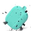 Silicone Earphone Case Shockproof With Keychain Protective Cover Anti-Scratch Protector Shell for TOZO Crystal Pods