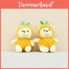 Soft And Cuddly Pineapple Bear Plush Keychain Charming Accessory For Kids