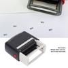 Letter Stamper Refillable Reusable 58x22MM Portable Design High Visibility Automatic Stamper with Tweezers for Office Stamping
