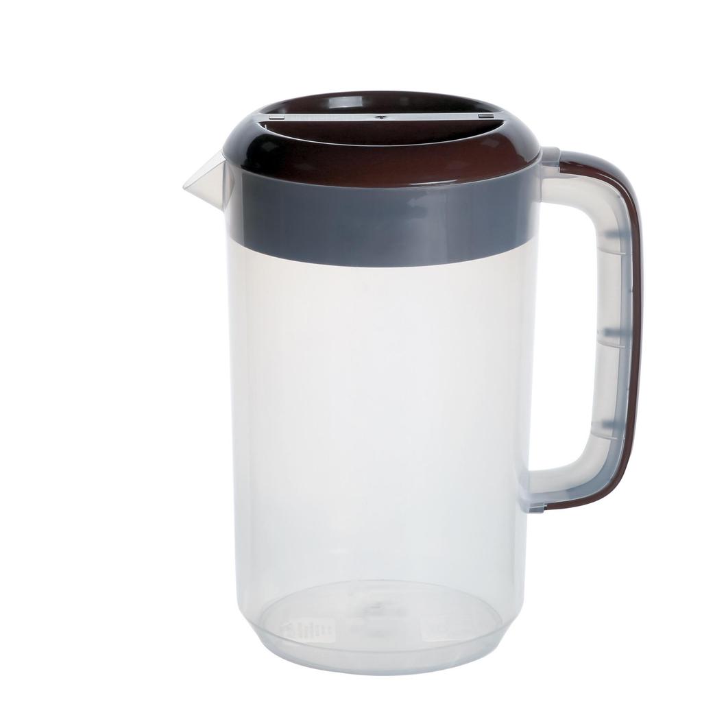 Clear Plastic Heat-Resistant Large Capacity Water Kettle with Filtered Lid for Beverages
