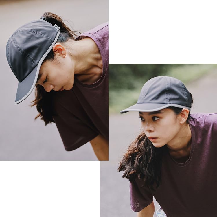 [Kiu] QUICKDRY CAP, Waterproof, Water Repellent, Lightweight, Quick-drying, UV Protection, Suitable for Both Sunny and Rainy Days, Reflective, for