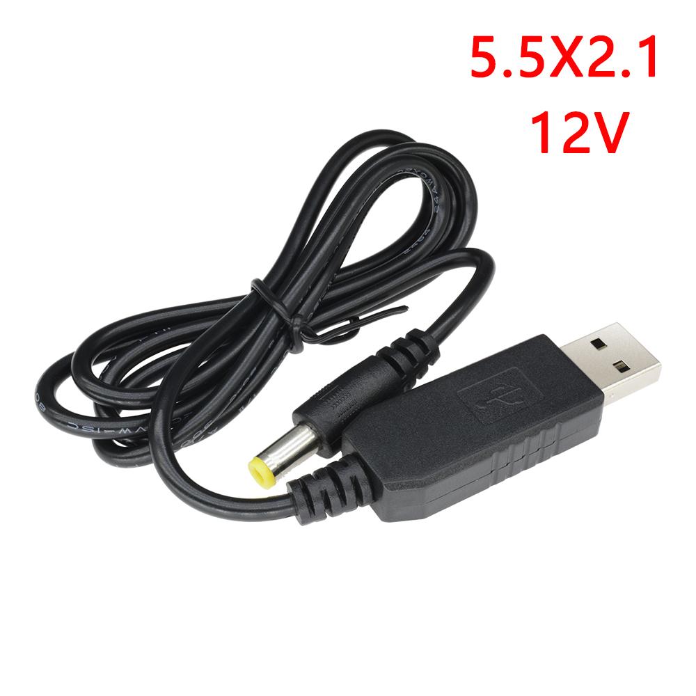 5V to 5V 9V 12V USB Conversion Cable Power Bank Connection Router Connection Cable Boost Cable With Switch
