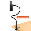 2PCS 70CM Swing Arm Phone Tablet Holder, Multi-angle Adjustable Lazy Bracket for Bed Desktop Watching