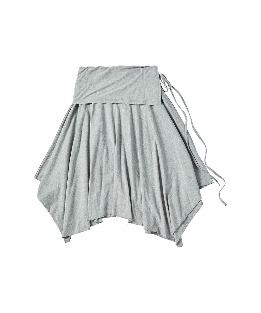Comoni Nose W Wrap String Skirt [Gray]
