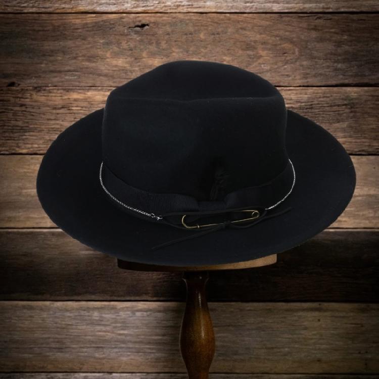 Klasyczny Kapelusz Homburg Kapelusz Panama Prezent dla Chłopaka Cylinder z Szerokim Rondem